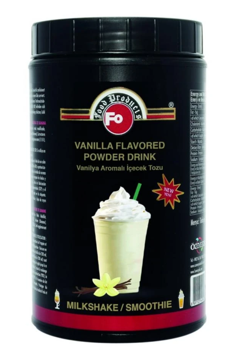 Fo Vanilya Aromalı Milkshake Smoothie Tozu 1 KG